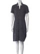St. John Wool Knee-Length Dress