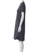 St. John Wool Knee-Length Dress