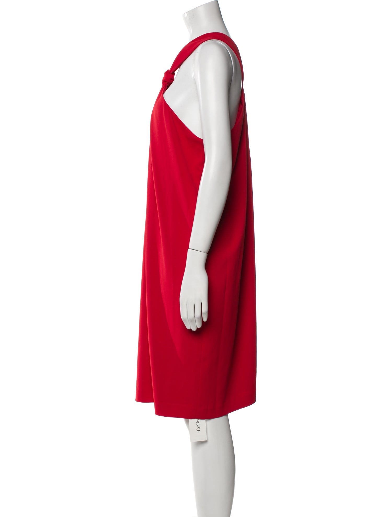 St. John Halterneck Knee-Length Dress