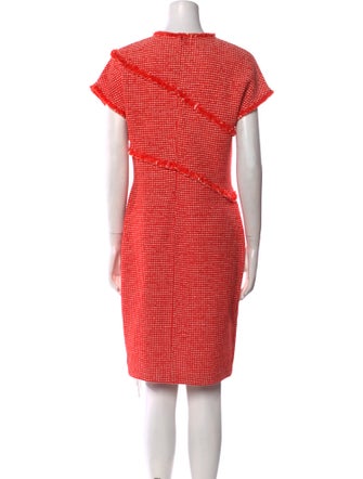 St. John Printed Knee-Length Dress