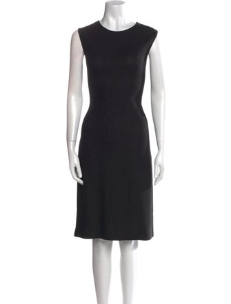 St. John Wool Midi Length Dress