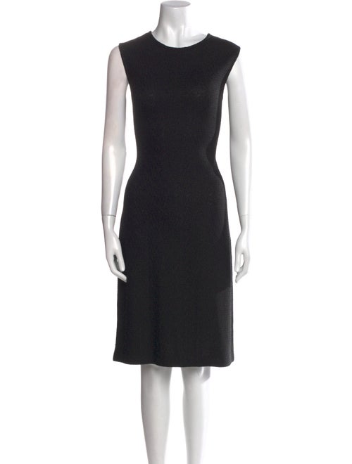 St. John Wool Midi Length Dress