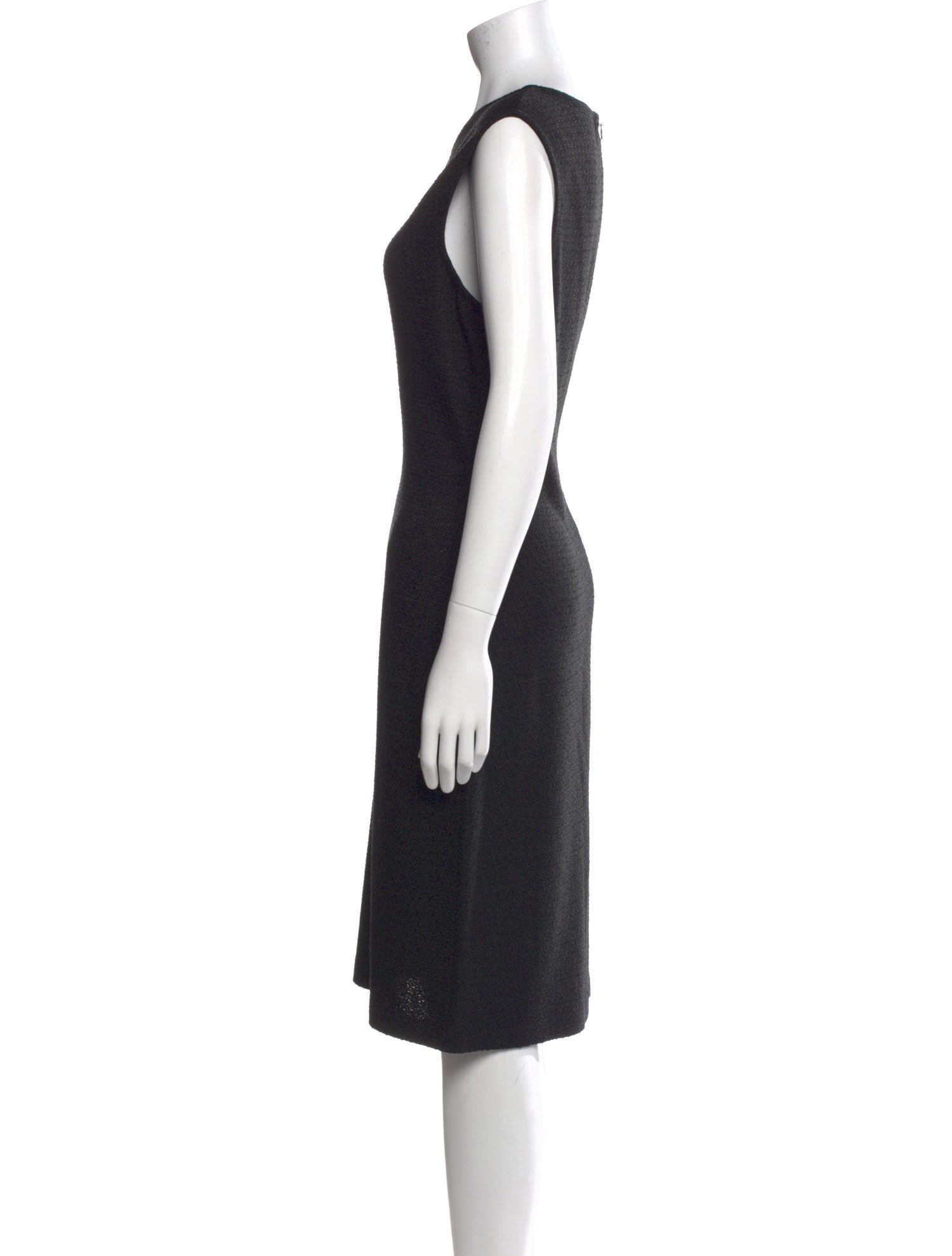 St. John Wool Midi Length Dress