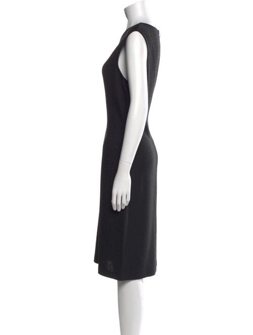 St. John Wool Midi Length Dress