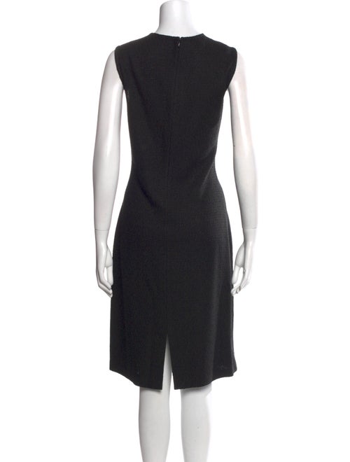 St. John Wool Midi Length Dress