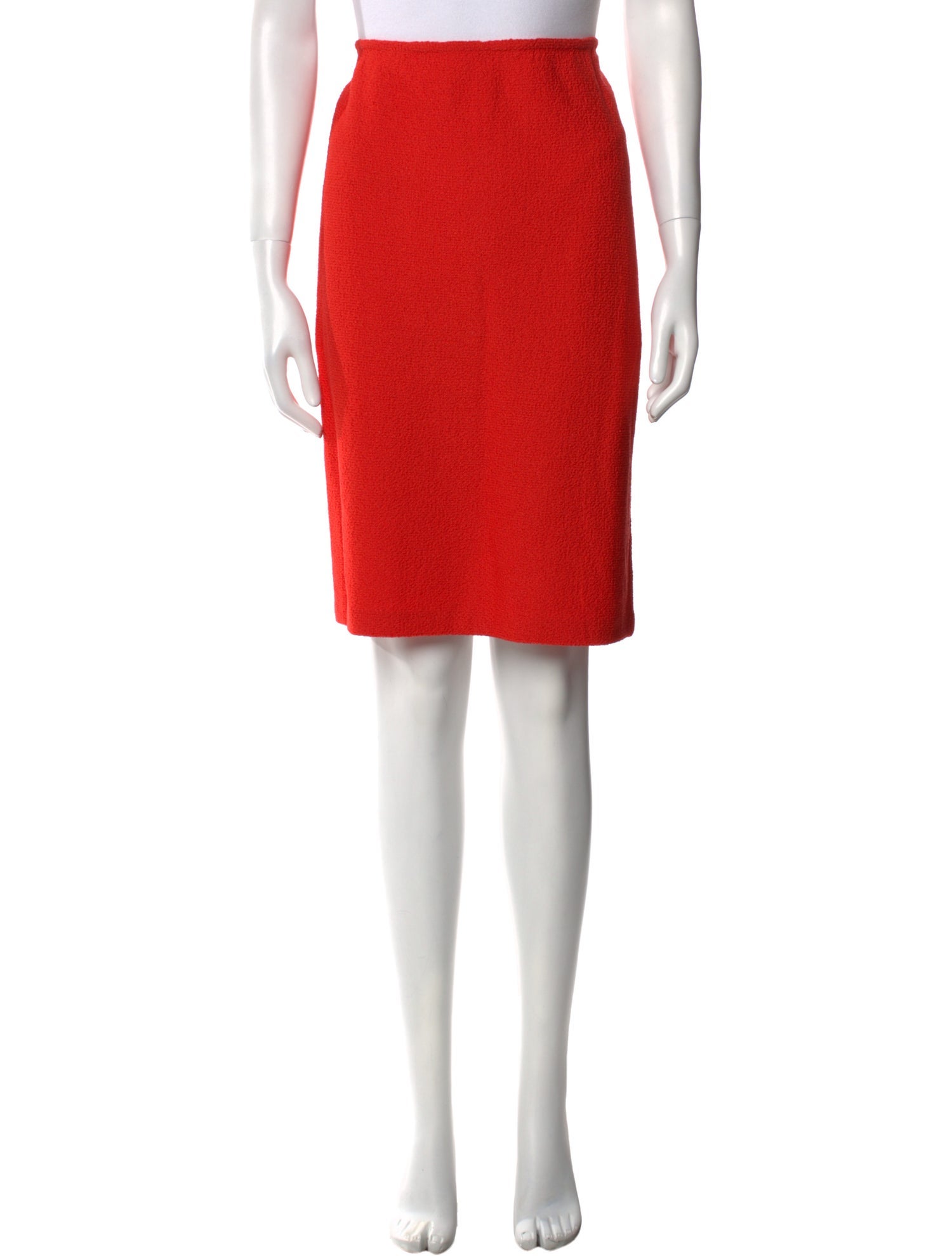 St. John Crystal Embellishments Knee-Length Skirt