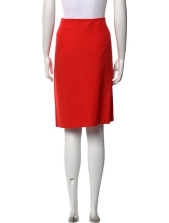 St. John Crystal Embellishments Knee-Length Skirt