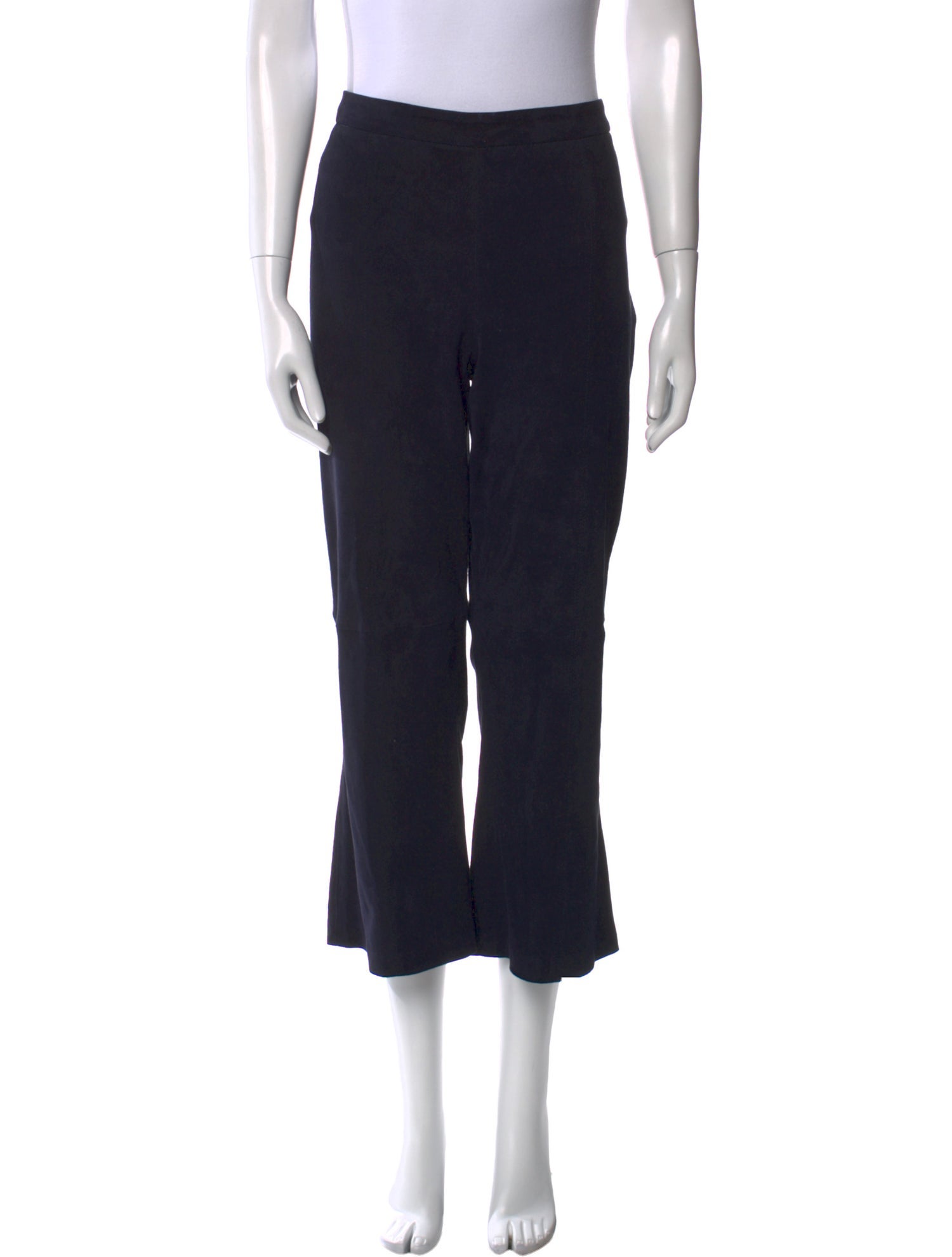 St. John Suede Wide Leg Pants