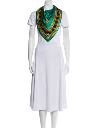 St. John Silk Printed Scarf