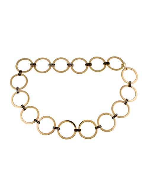 St. John Wide Metal Waist Belt