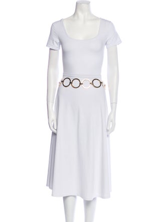 St. John Wide Metal Waist Belt