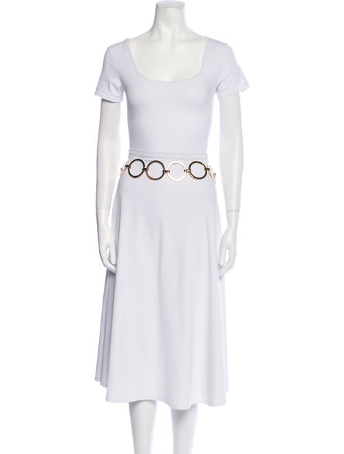 St. John Wide Metal Waist Belt