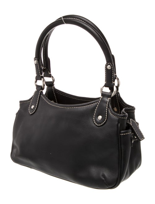 St. John Leather Top Handle Bag