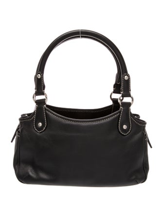 St. John Leather Top Handle Bag