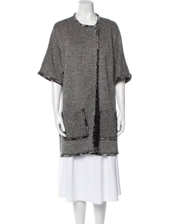 St. John Wool Tweed Pattern Evening Jacket