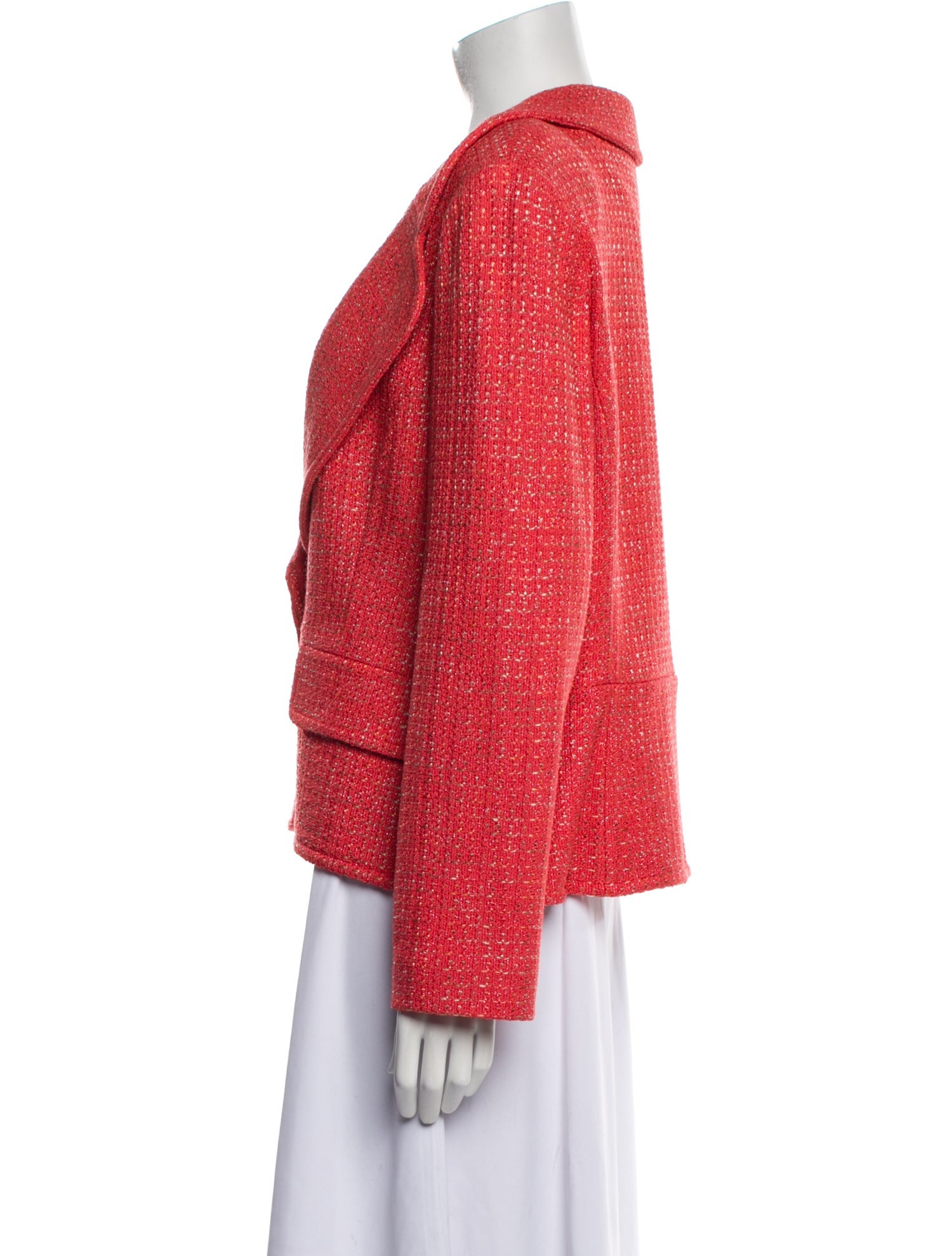 St. John Tweed Pattern Blazer