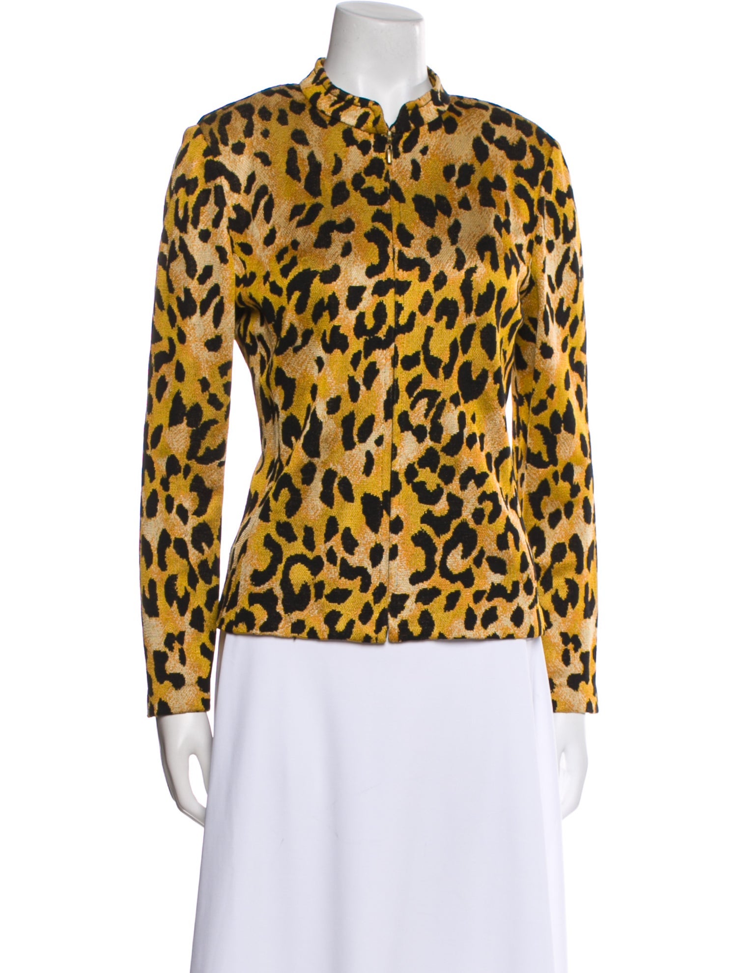 St. John Animal Print Evening Jacket