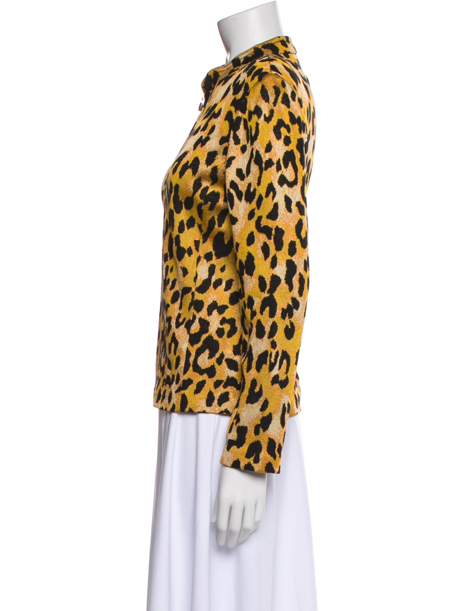 St. John Animal Print Evening Jacket