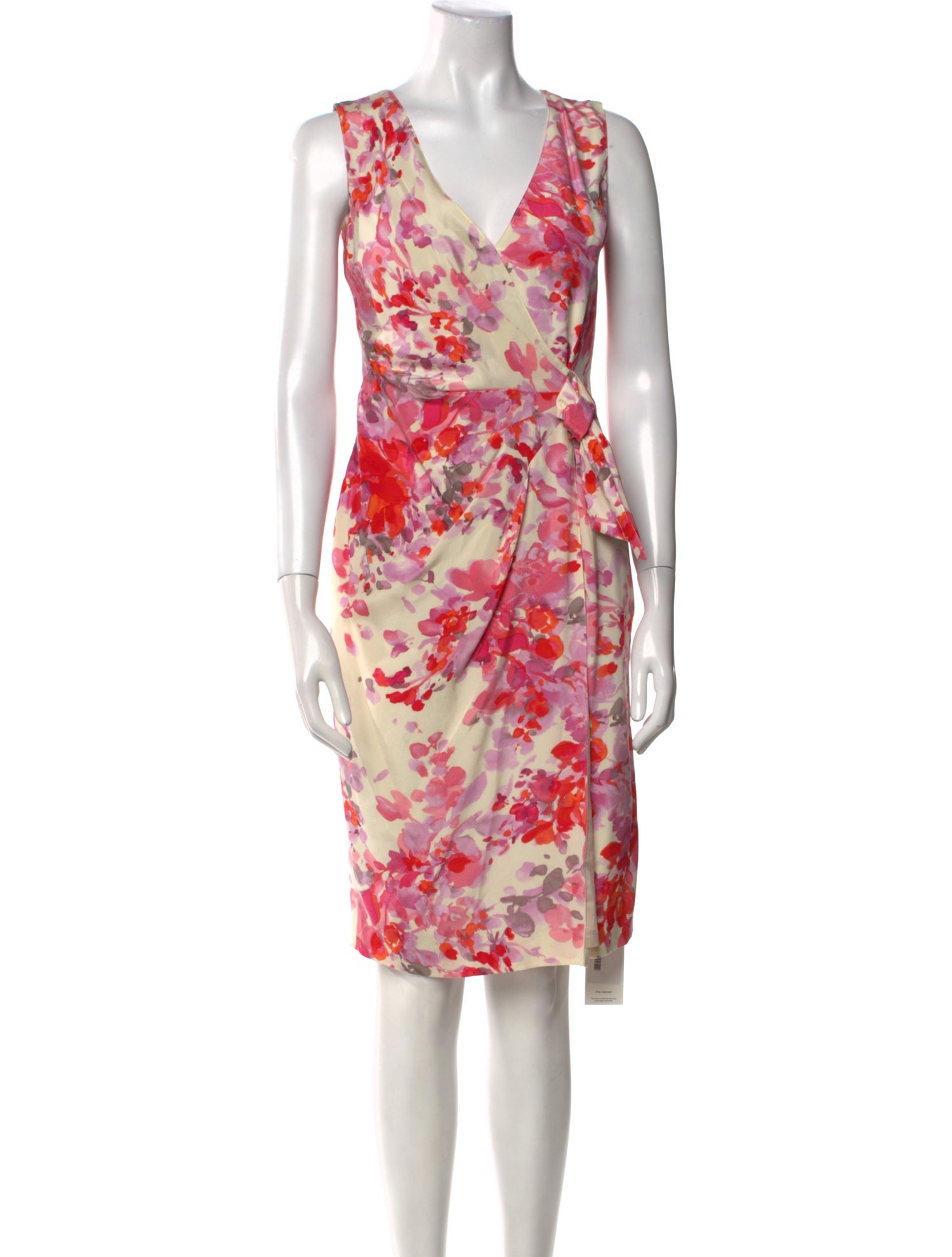 St. John Silk Knee-Length Dress