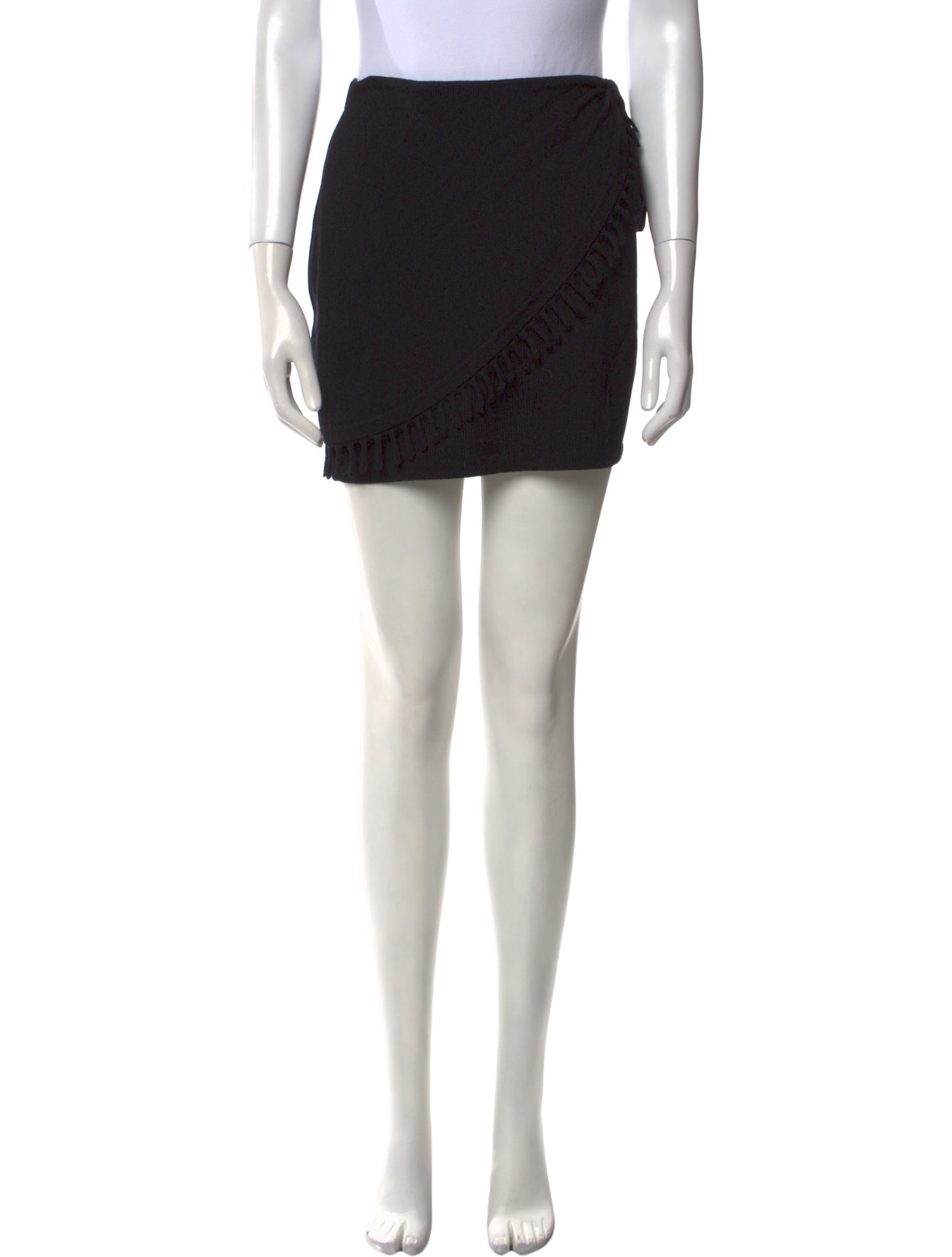 St. John Pleated Accents Mini Skirt