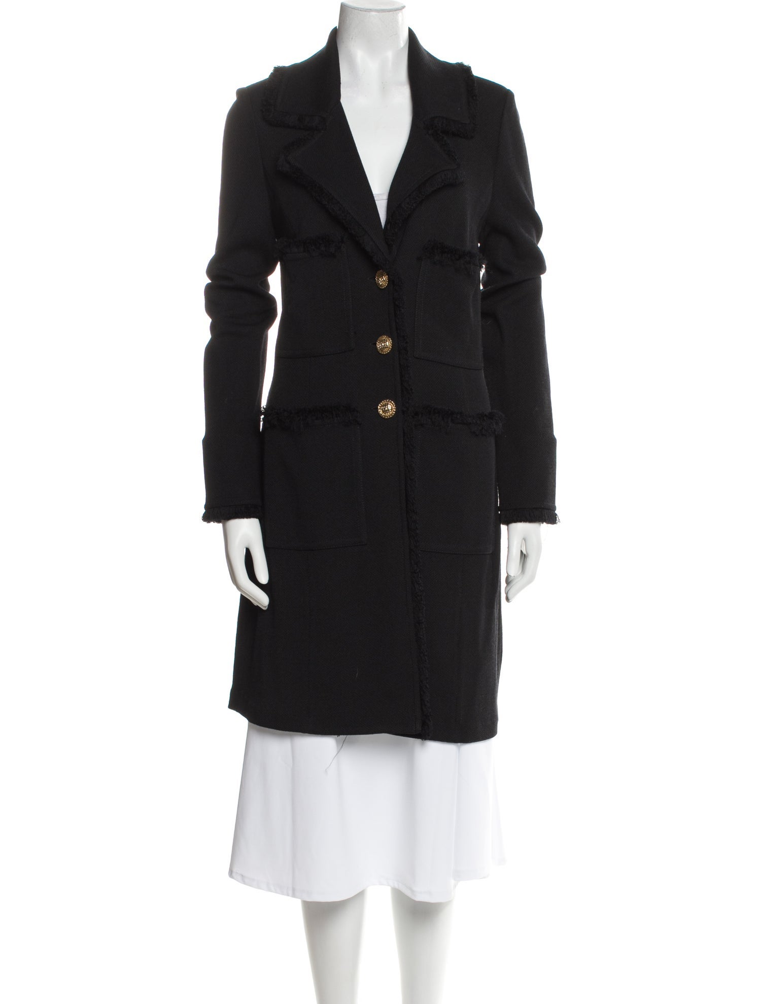 St. John Wool Trench Coat