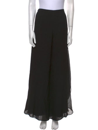 St. John Silk Wide Leg Pants