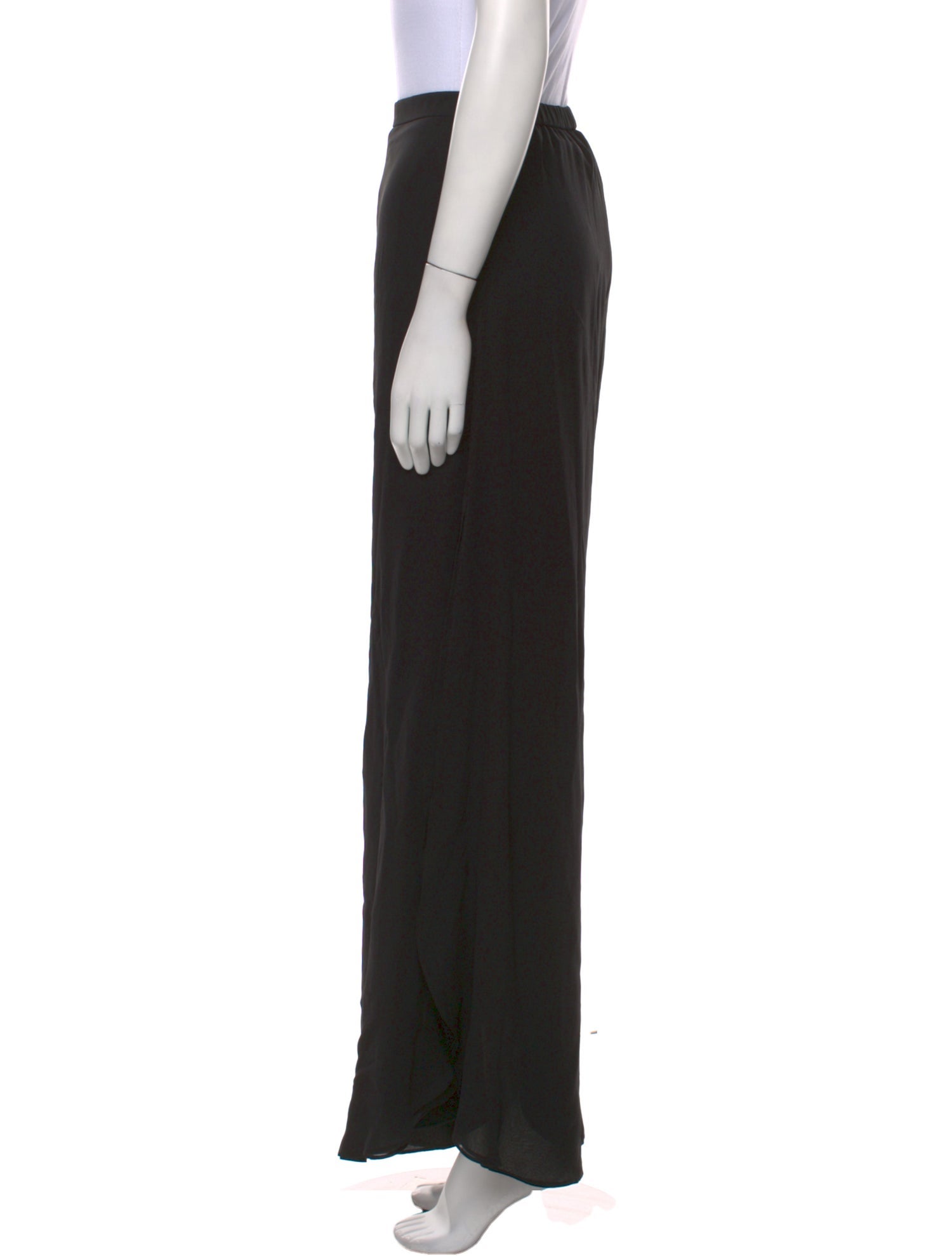 St. John Silk Wide Leg Pants