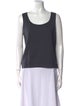 St. John Wool Scoop Neck Top