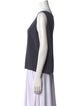 St. John Wool Scoop Neck Top