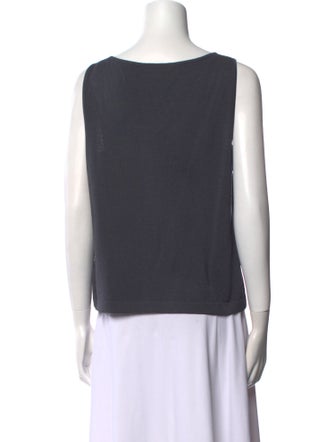 St. John Wool Scoop Neck Top