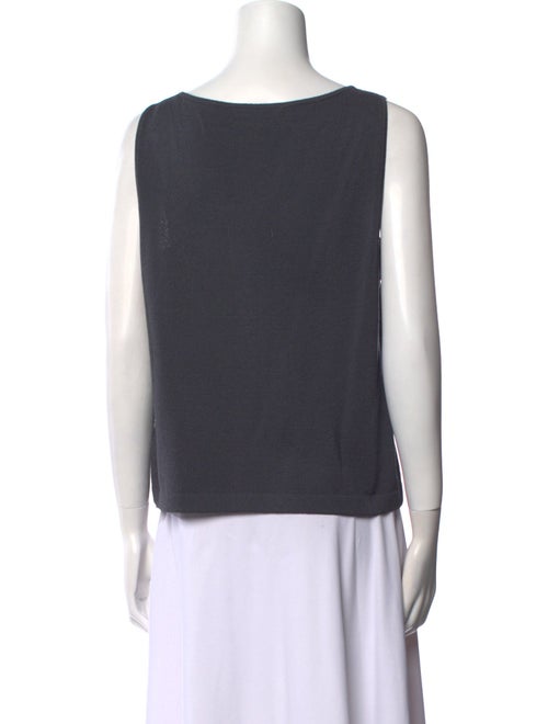 St. John Wool Scoop Neck Top