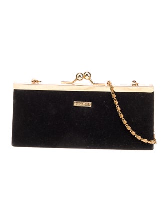 St. John Velvet Minaudière