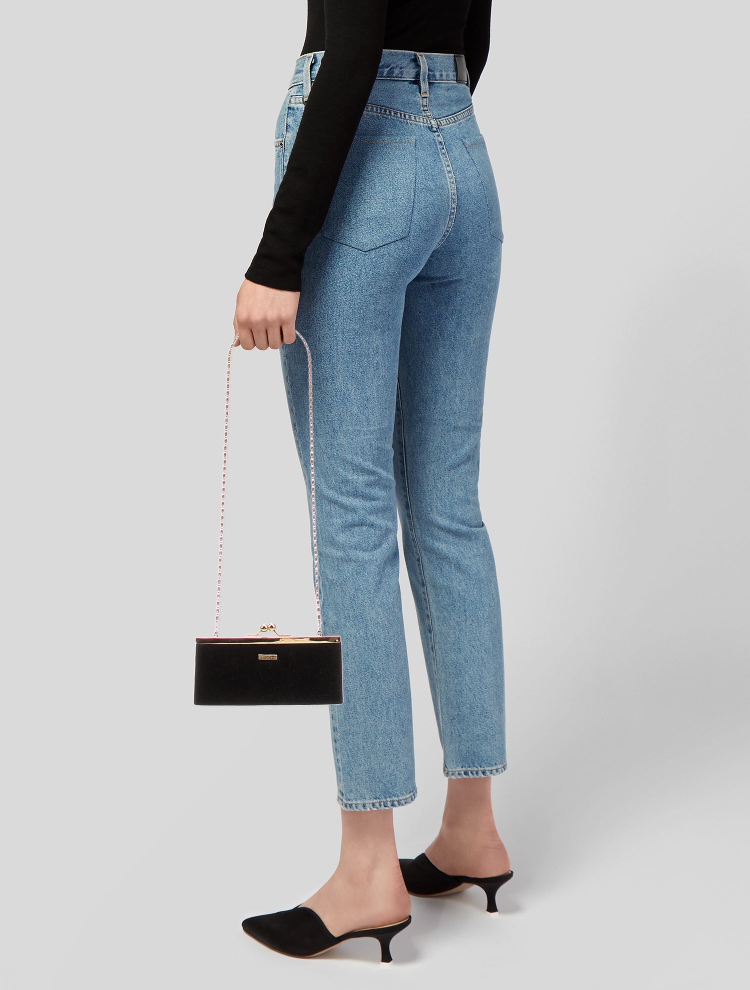 St. John Velvet Minaudière