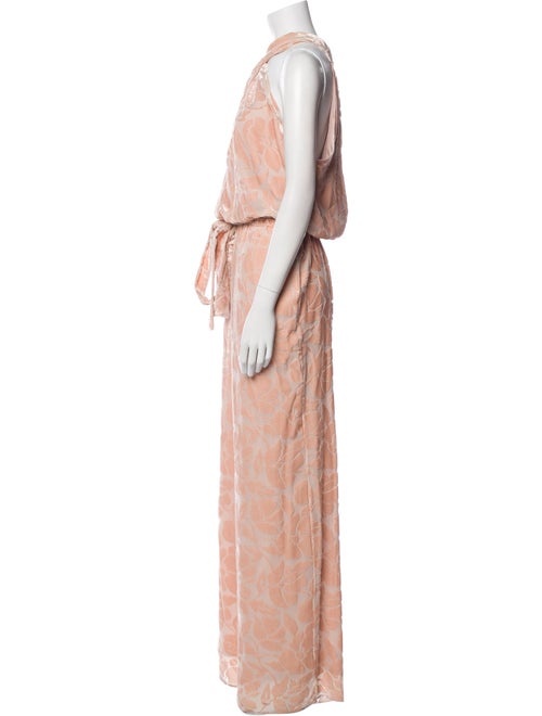 St. John Printed Long Dress
