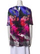 St. John Silk Printed Blouse