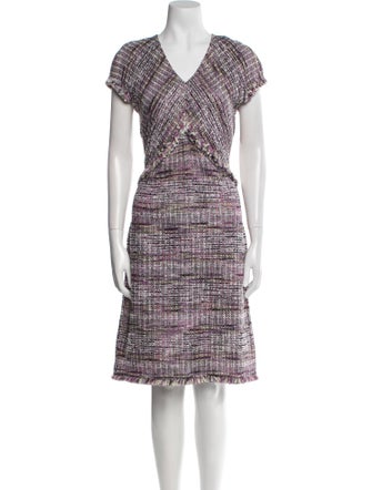 St. John Tweed Pattern Dress Set