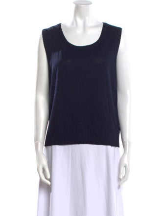 St. John Wool Scoop Neck Sweater