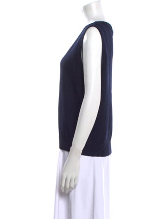St. John Wool Scoop Neck Sweater