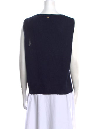 St. John Wool Scoop Neck Sweater