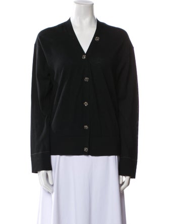 St. John Wool V-Neck Sweater