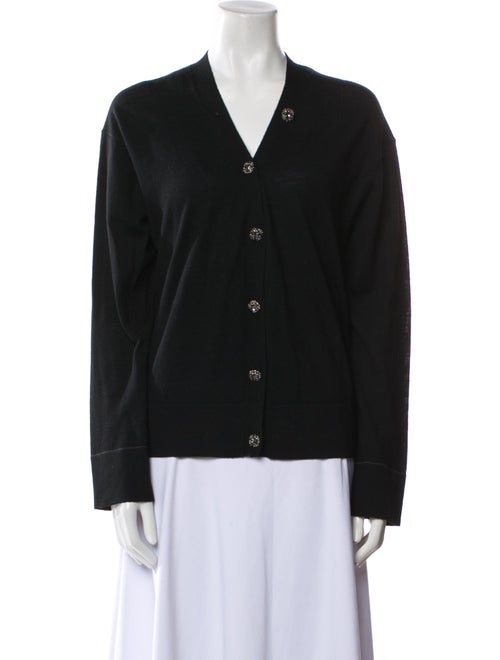 St. John Wool V-Neck Sweater