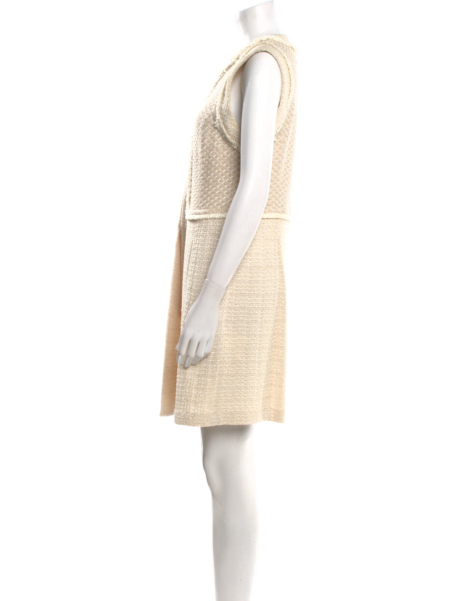 St. John Crew Neck Mini Dress