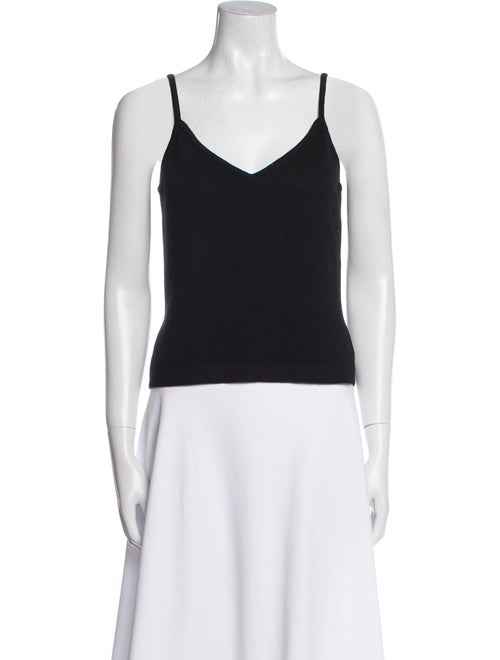 St. John V-Neck Sleeveless Top