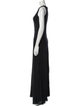 St. John Evening Crew Neck Long Dress