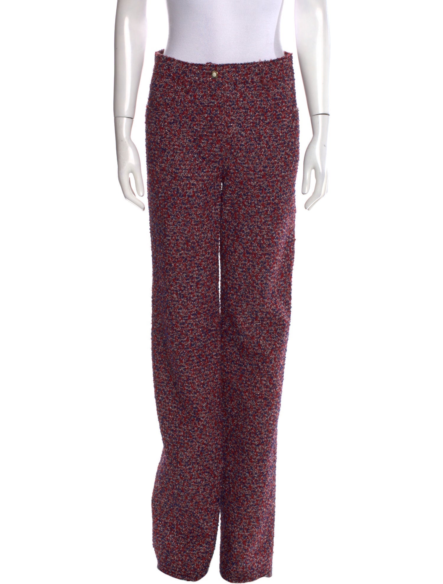 St. John Printed Wide Leg Pants w/ Tags