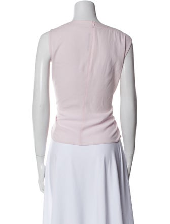 St. John Silk Scoop Neck Blouse