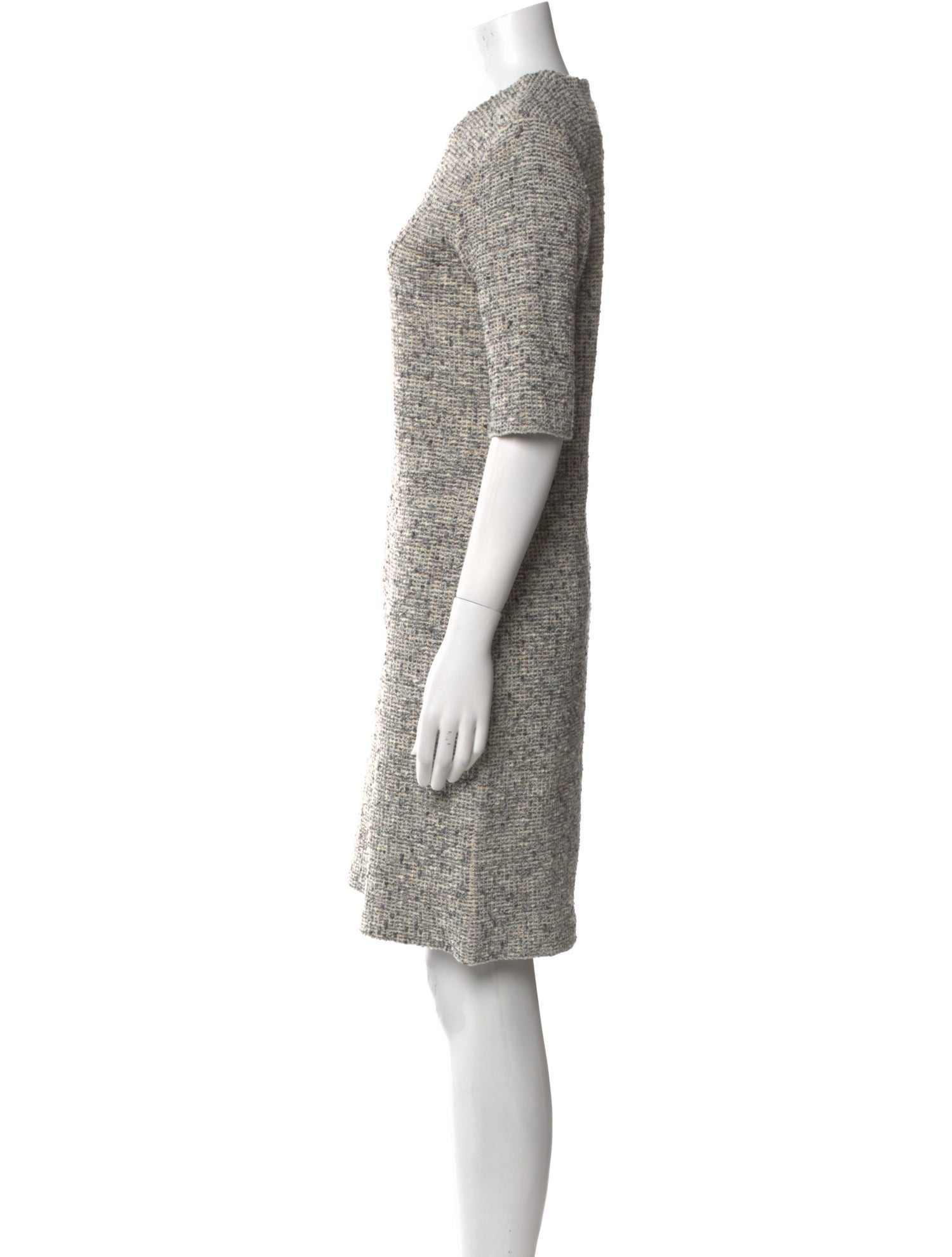 St. John Crew Neck Midi Length Dress w/ Tags