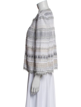 St. John Couture Tweed Pattern Jacket