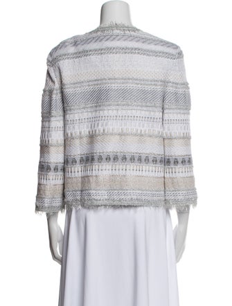 St. John Couture Tweed Pattern Jacket