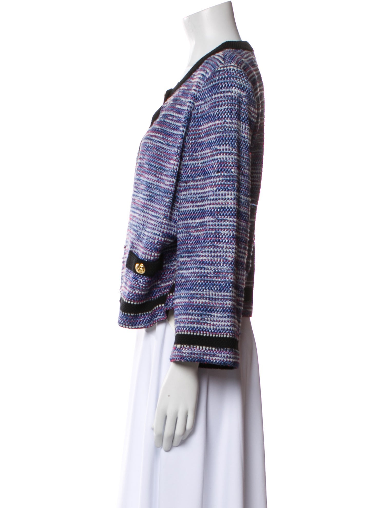 St. John Tweed Pattern Evening Jacket